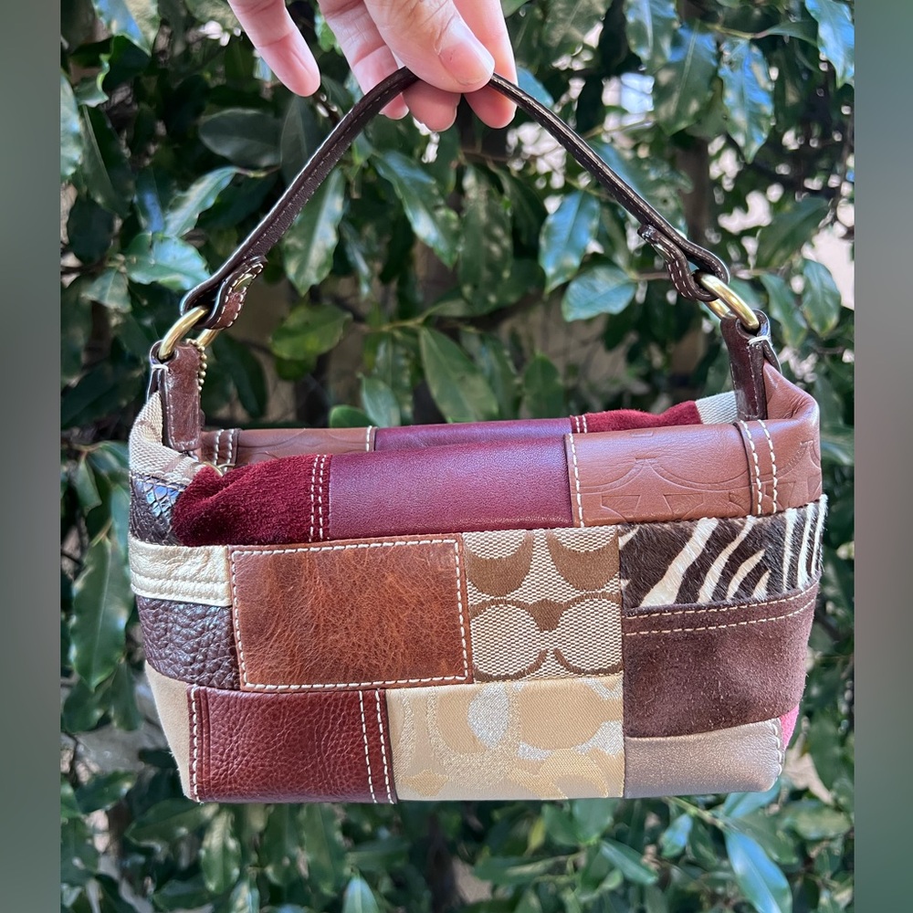 Coach Holiday Patchwork Mini - image 2